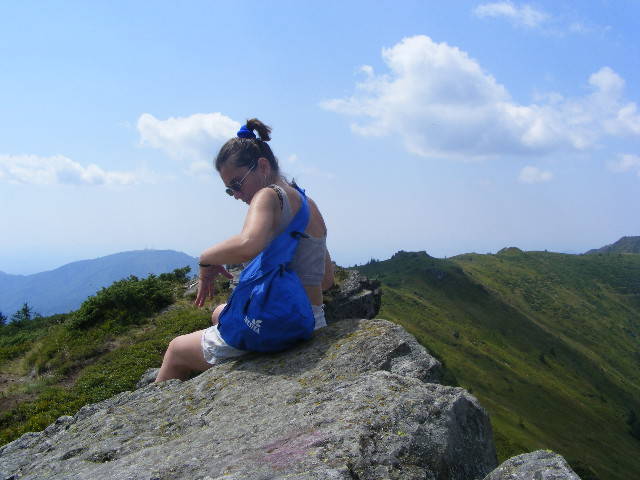DSCF4282 - 2 august 2009 Traseu Suior Secatura Creasta Cocosului Gutaiul Doamnei  Vf Gutai