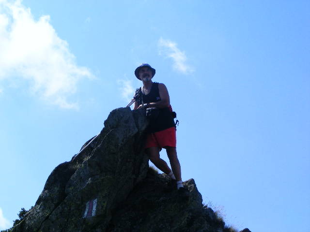 DSCF4393 - 2 august 2009 Traseu Suior Secatura Creasta Cocosului Gutaiul Doamnei  Vf Gutai