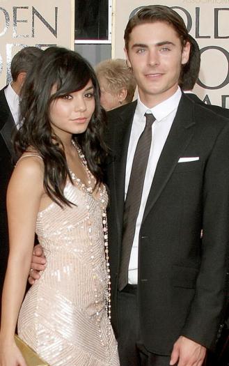 7 - ZAC AND VANESSA AT THE GOLDEN GLOBES