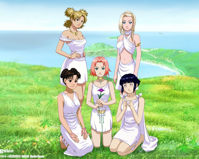 fetele din naruto