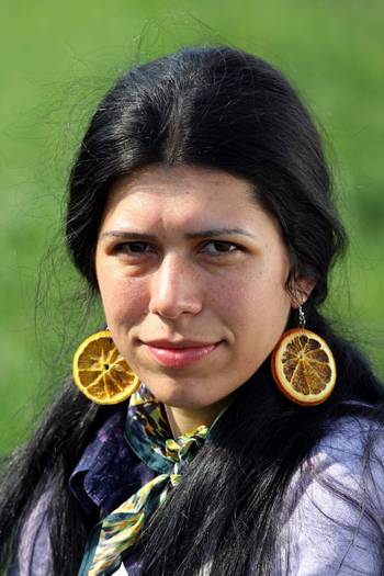 Girl with Oranges - Sighisoara