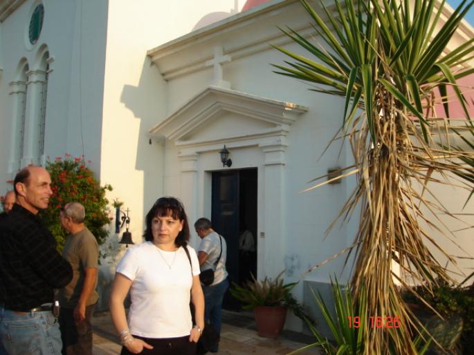146 Israel - Tiberias (la biserica ortodoxa de langa Marea Galilee)