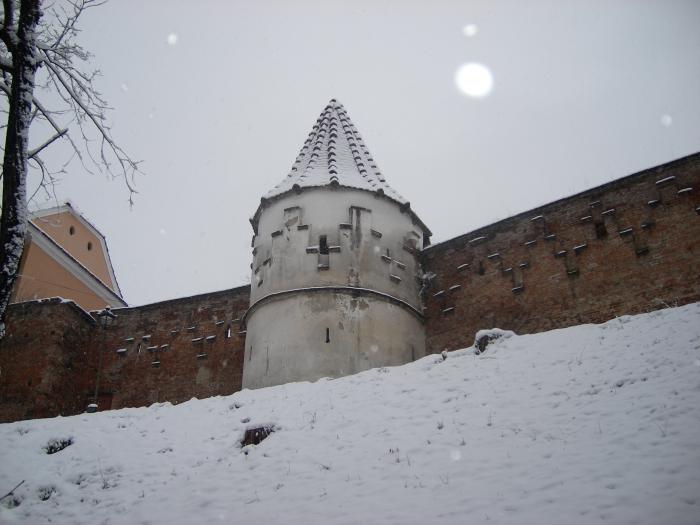 Iarna la Medias-Zidul cetatii