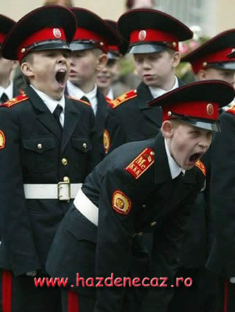 copii la parada militara