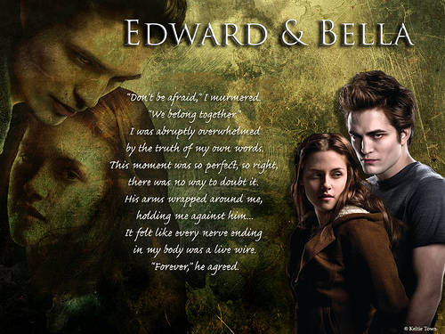 Edward & Bella - Twilight- New Moon- Eclipse- Breaking Dawn