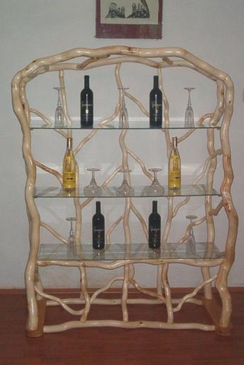 vitrina - mobilier rustic