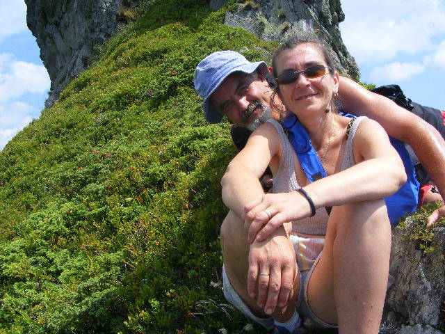 DSCF4252 - 2 august 2009 Traseu Suior Secatura Creasta Cocosului Gutaiul Doamnei  Vf Gutai