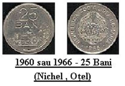 1960 (1966) 25 bani - banii