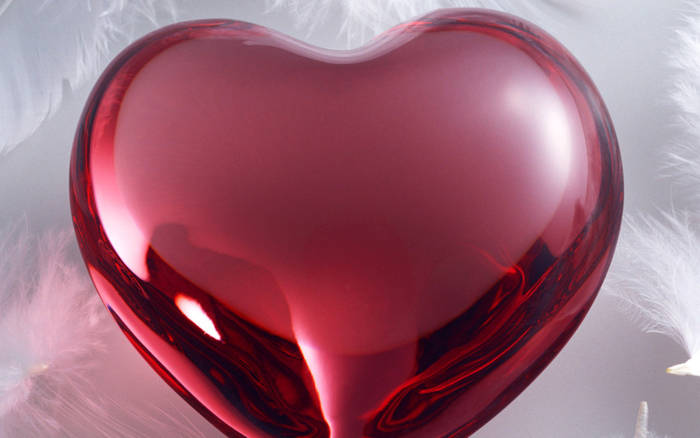 srdce - Glass Wallpapers