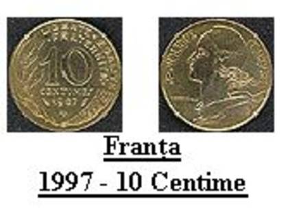 franta - 1997 - 10 centime