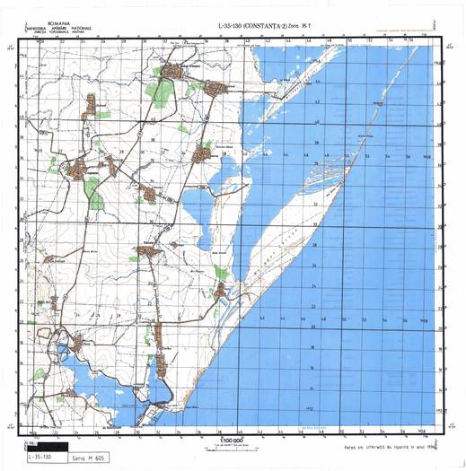 L-35-130 - Harta militara detaliata a Romaniei