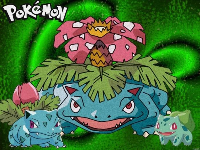 Bulbasaur,Yvisaur,VENUSAUR