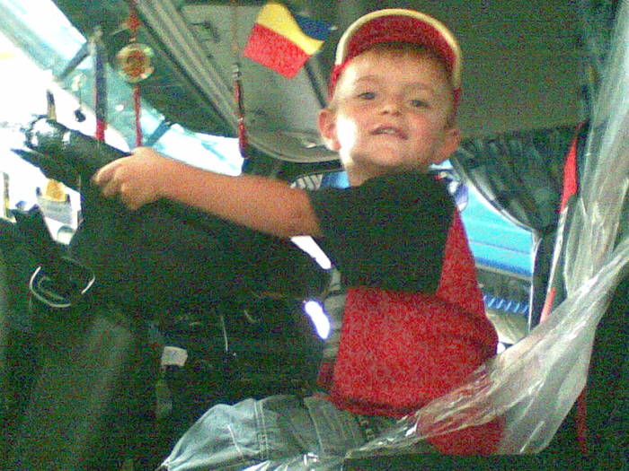 stefan in camion volvo