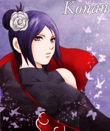 Konan - fan anime girl