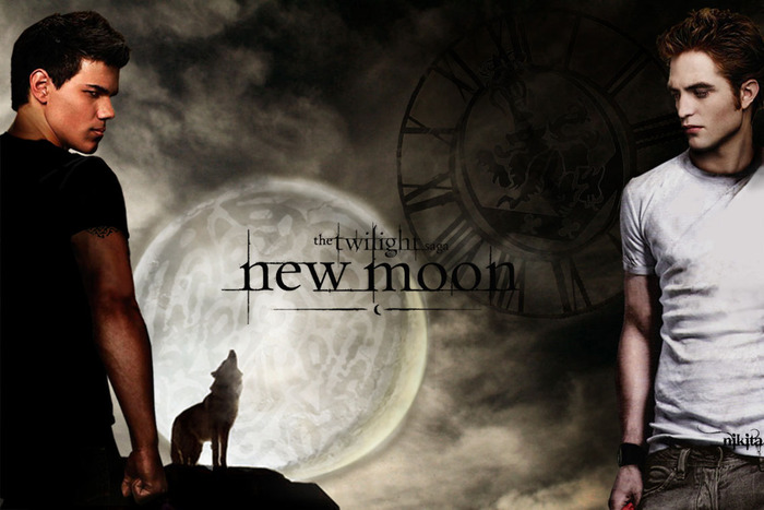 edward_vs_jacob_new_moon_wallpaper - Taylor Lautner