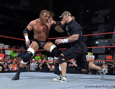 Triple H vs John Cena