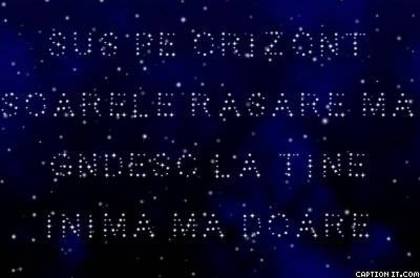 usu pe orizont soarele rasare ma gandesc la tine inima ma doare