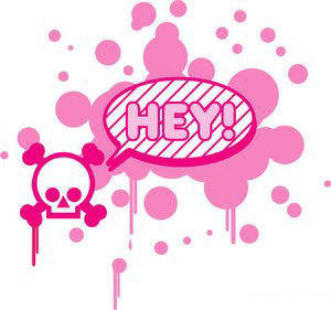 emo-hey - pink