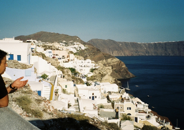 Case pe stanci - Santorini