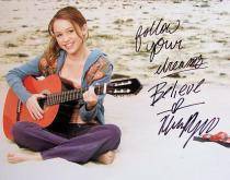 LIQAMBHRUFWNTLETYOX - AUTOGRAFE miley cyurs