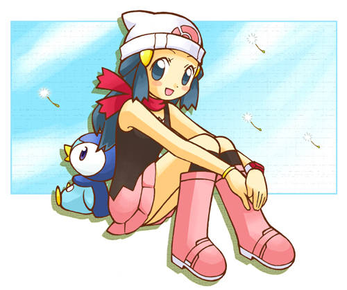 dawn(visul ei e sa devina coordonator de elita si a muncit mult sa prinda pokemoni a dat suta la sut - cele mai sooper fete din anime