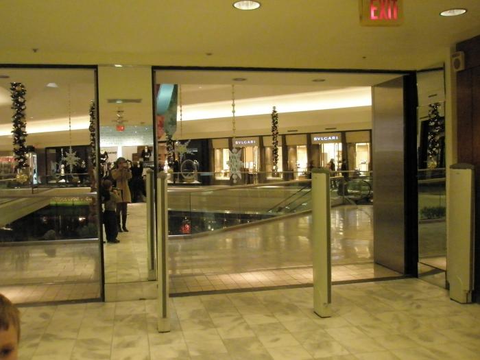 in Mall - vizita in America