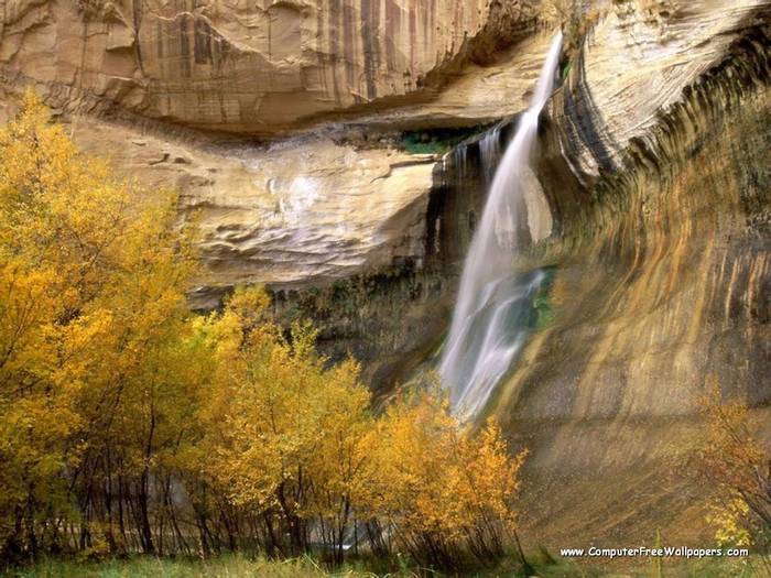 Wallpapers - Nature 10 - Calf_Creek_Falls,_Grand_Staircase-Escalante_National_Monument,_Utah