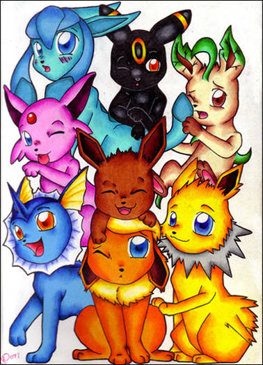 7_Flavours_of_Eevee_by_ally