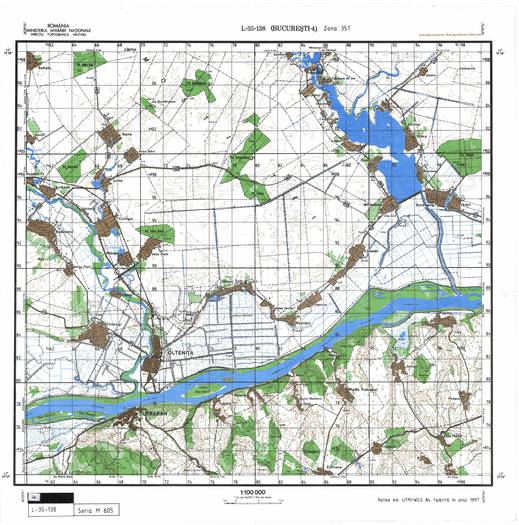 L-35-138 - Harta militara detaliata a Romaniei