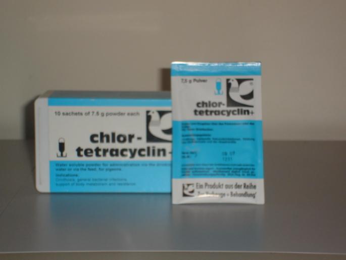 chlor-tetraciclin pt.ornitoza - Medicamentatie