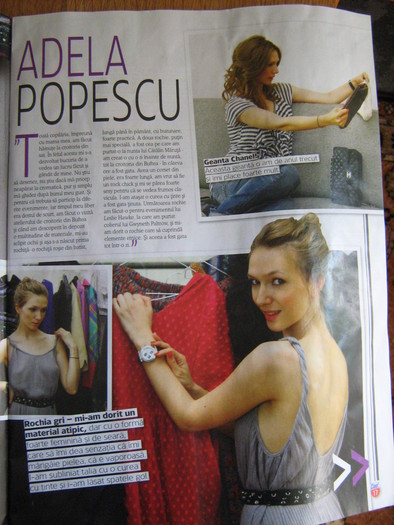 Adela Popescu in alta revista - Adela Popescu in reviste