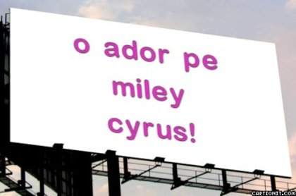 o ador pe miley