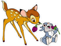 bambi si thumper - desene