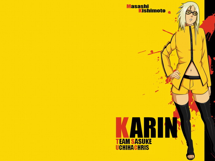 karin-yellow-shorts - CAT DE MULT IUBESC EU NARUTO