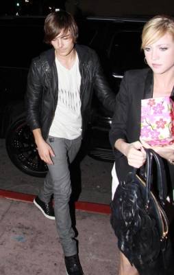 normal_025 - Zac Efron and Vanessa Hudgens and Brittany Snow out at Beso