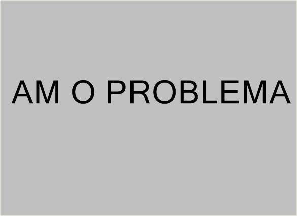 FBSDJBNGJDN - Am o Problemaa