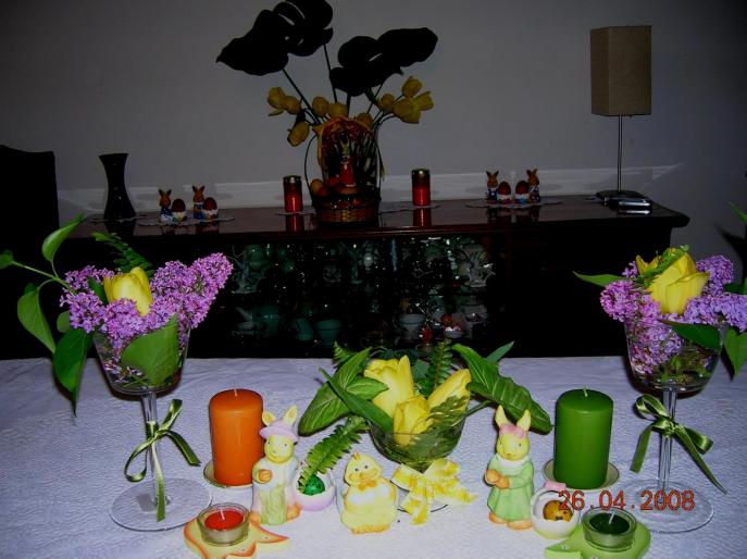 aranjament masa Paste - Paste 2008