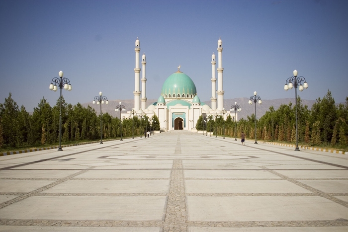 Saparmurad Hajji Mosque in Ashgabat - Turkmenistan - Islamic Architecture Around the World