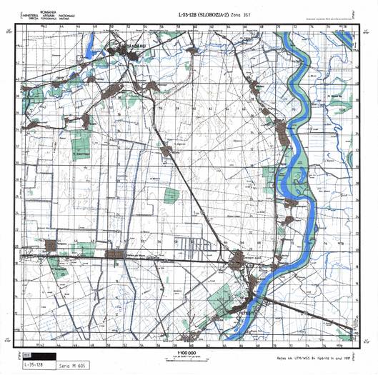 L-35-128 - Harta militara detaliata a Romaniei