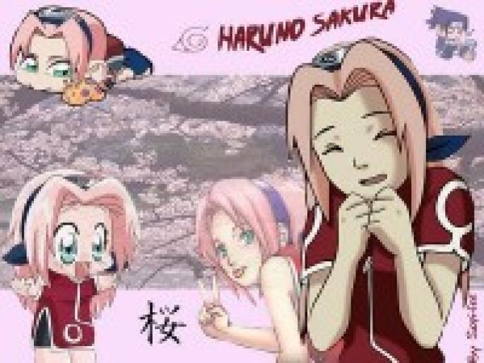 Sakura - Poze cu toate personajele din Naruto
