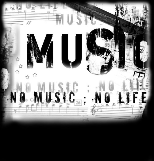 1MUSICblackversion-2 - music is my live