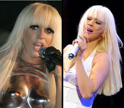 lady-gaga-christina-aguilera - Lady GaGa