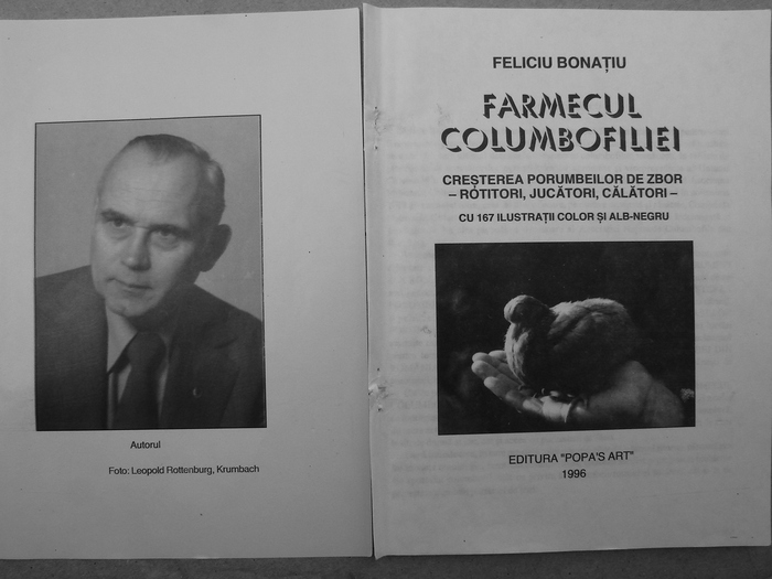 farmecul columbofiliei- bonatiu 002 - Carti despre Porumbei - - Books about Pigeons