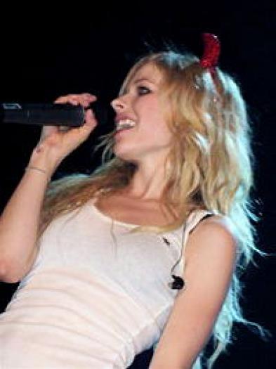 200px-Avril_with_red_horns - avril lavigne