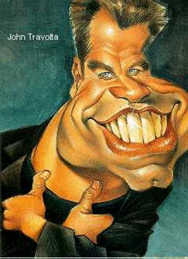 John Travolta (1) (3) - Zambete - caricaturi