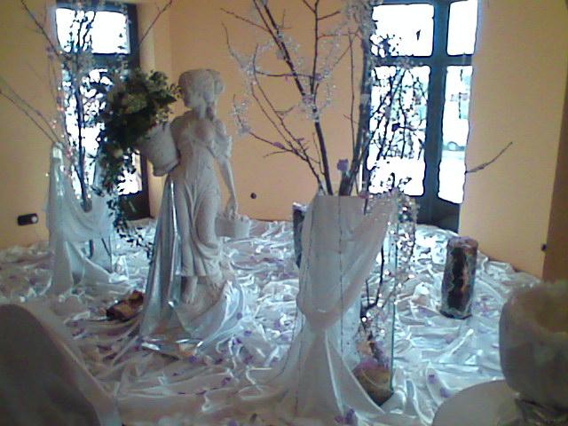 decoratiune ALB+ARGINTIU - Decoratiuni - NUNTII