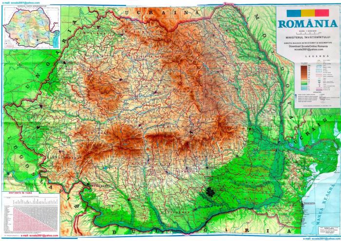 hartahres - harta romaniei