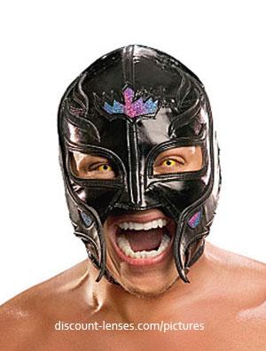 rey-mysterio-yellow-black-contacts - rey mysterio