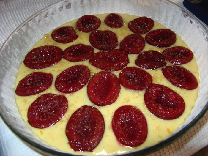 plum cake inainte