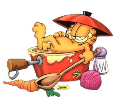 Garfield-Thanksgiving-feast - Garfield